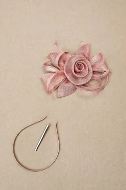 BABEYOND Fascinators<Delicate Ribbon Bow Floral Fascinator