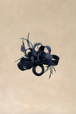 BABEYOND Fascinators<Delicate Ribbon Knot Feather Fascinator
