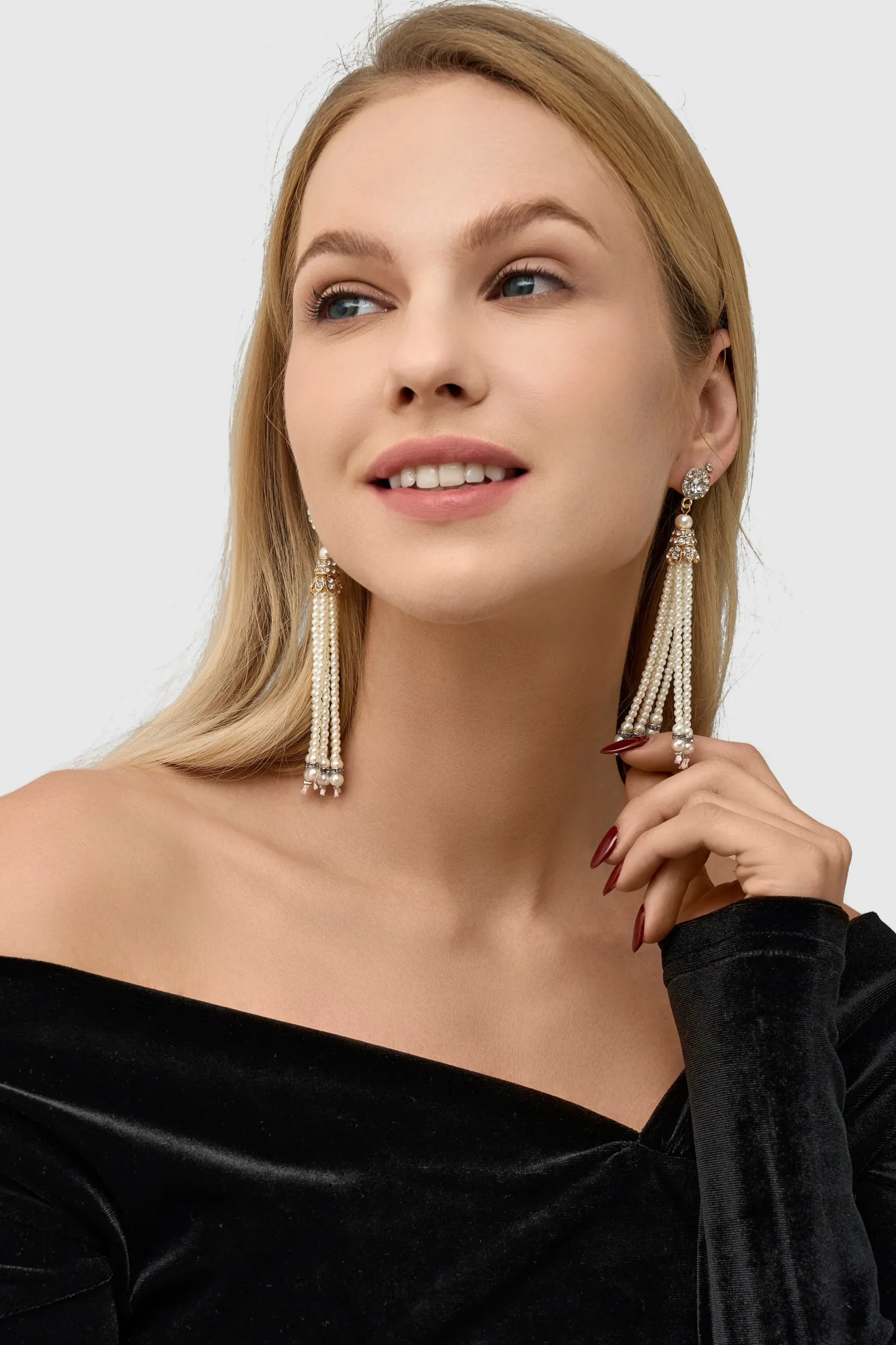 BABEYOND Earrings | Lady<Delicate Vintage Tassel Pearl Earrings