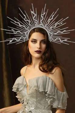BABEYOND Halo Crown<Distinctive Snake Spike Mary Halo Headband