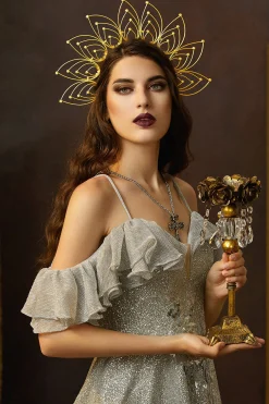 BABEYOND Halo Crown<Distinctive Zip Tie Goddess Halo Crown