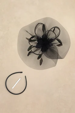 BABEYOND Fascinators<Dreamy Wavy Brim Mesh Fascinator