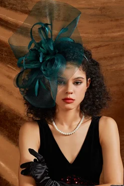 BABEYOND Fascinators<Dreamy Wavy Brim Mesh Fascinator