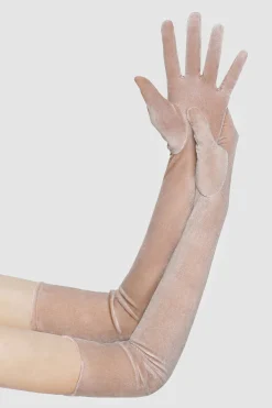 BABEYOND Gloves<21.6" Elbow Length Velvet Stretchy Gloves