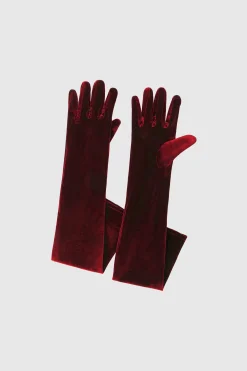 BABEYOND Gloves<21.6" Elbow Length Velvet Stretchy Gloves