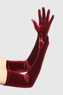 BABEYOND Gloves<21.6" Elbow Length Velvet Stretchy Gloves