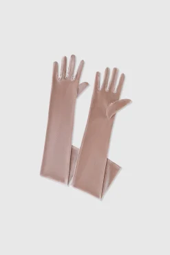 BABEYOND Gloves<21.6" Elbow Length Velvet Stretchy Gloves