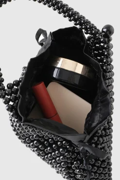 BABEYOND Handbags<Elegant Beaded Pearl Evening Clutch