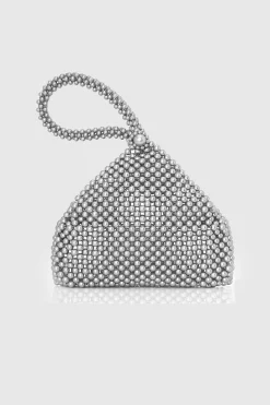 BABEYOND Handbags<Elegant Beaded Pearl Evening Clutch
