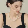 BABEYOND Fascinators<Elegant Beaded Veil Cocktail Fascinator