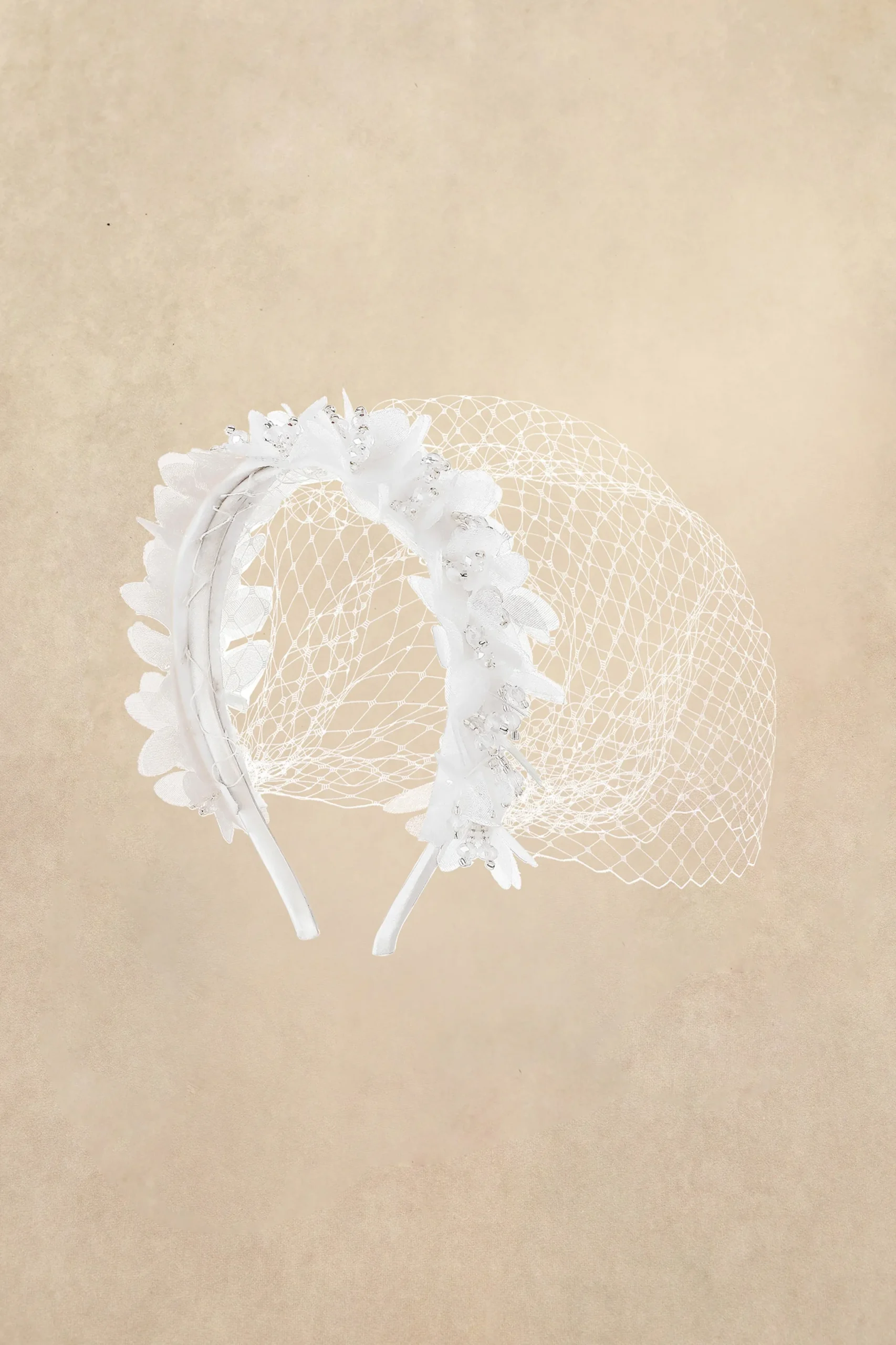 BABEYOND Fascinators<Elegant Beaded Veil Cocktail Fascinator