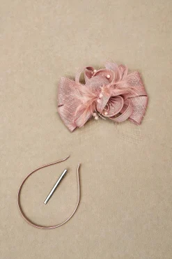 BABEYOND Fascinators<Elegant Bow Accented Lace Fascinator