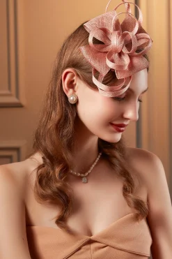 BABEYOND Fascinators<Elegant Cocktail Ribbon Band Fascinator