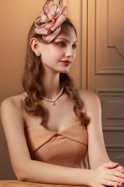 BABEYOND Fascinators<Elegant Cocktail Ribbon Band Fascinator