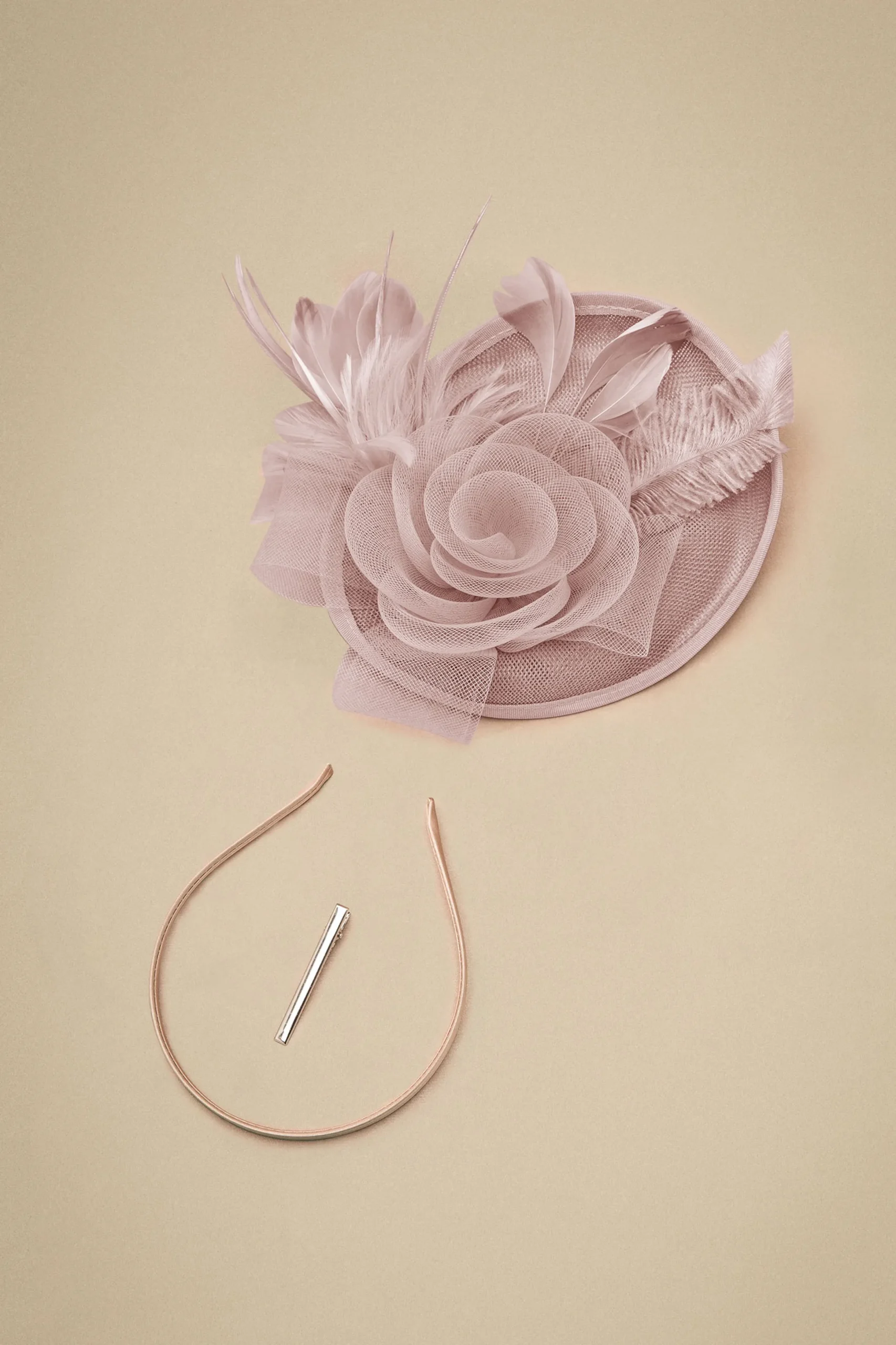BABEYOND Fascinators<Elegant Derby Pillbox Clip Fascinator