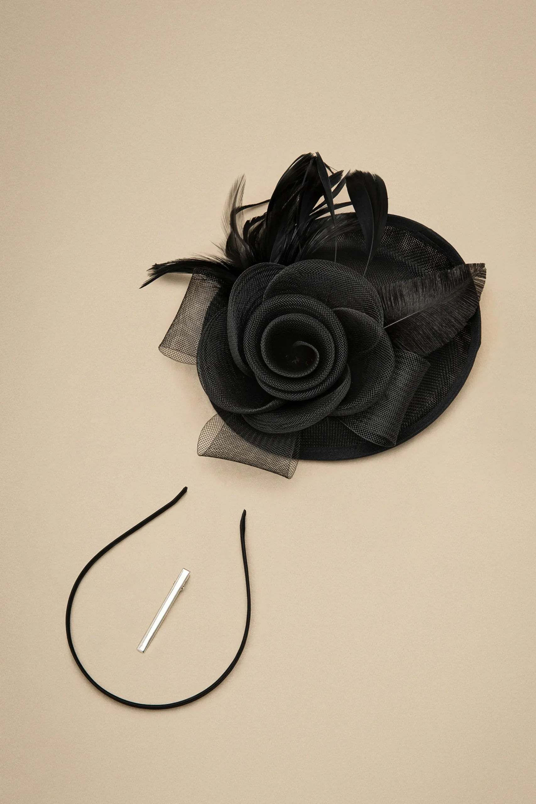 BABEYOND Fascinators<Elegant Derby Pillbox Clip Fascinator