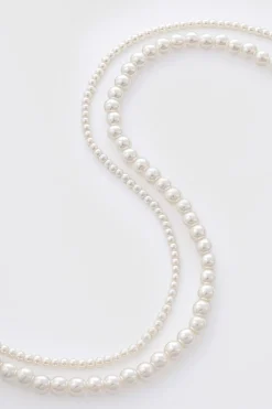 BABEYOND Necklaces | Pearl<Elegant Double Strand Pearl Necklace