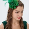 BABEYOND Fascinators | Vintage<Elegant Feather Floral Fascinator