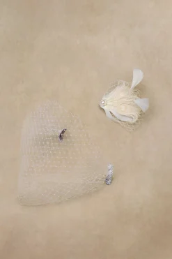 BABEYOND Fascinators<Elegant Feather Veil Fascinator Hat