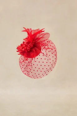 BABEYOND Fascinators<Elegant Floral Feather Pillbox Veil Fascinator
