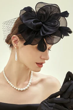 BABEYOND Fascinators<Elegant Floral Mesh Tea Party Fascinator