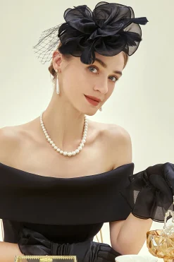 BABEYOND Fascinators<Elegant Floral Mesh Tea Party Fascinator