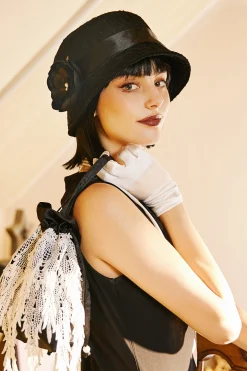 BABEYOND Hats | Vintage<Elegant Lace Floral Gatsby Hat