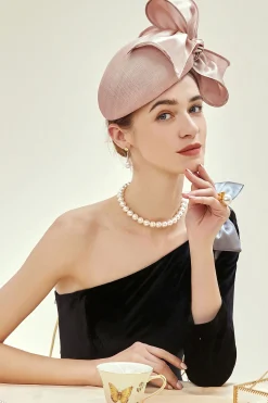 BABEYOND Fascinators<Elegant Mesh Pillbox Fascinator