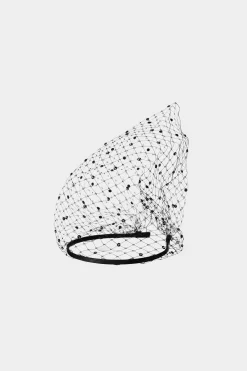 BABEYOND Fascinators | Vintage<Elegant Mesh Veil Beaded Fascinator