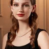 BABEYOND Fascinators<Elegant Partial Veil Headband Fascinator