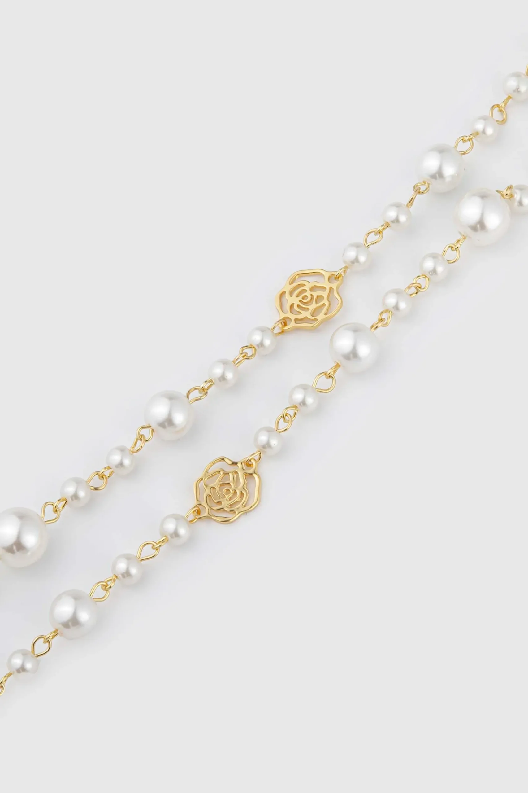 BABEYOND Necklaces | Pearl<Elegant Pearls Rose Necklace
