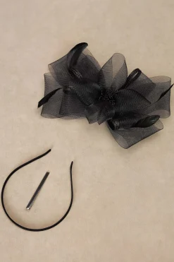 BABEYOND Fascinators<Elegant Ribbon Feather Kentucky Fascinator