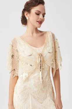 BABEYOND Shawls & Scarves | Lady<Elegant Sequin Beaded Evening Shawl