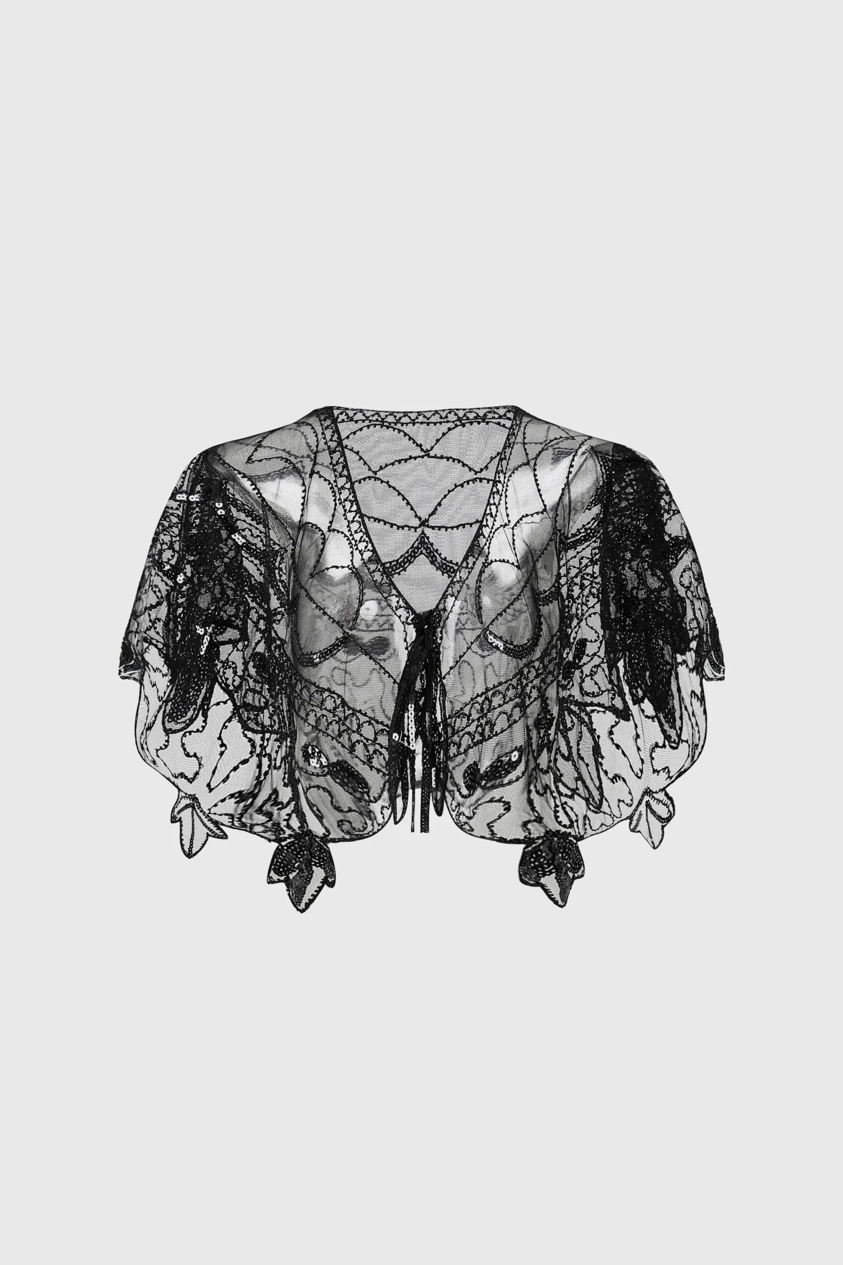BABEYOND Shawls & Scarves | Lady<Elegant Sequin Beaded Evening Shawl