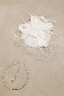 BABEYOND Fascinators | Lady<Elegant Veil Organza Fascinator