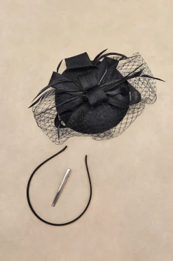BABEYOND Fascinators | Lady<Elegant Veil Organza Fascinator