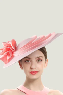 BABEYOND Fascinators<Elegant Wide-Brim Fascinator