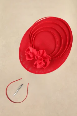 BABEYOND Fascinators<Elegant Wide-Brim Fascinator