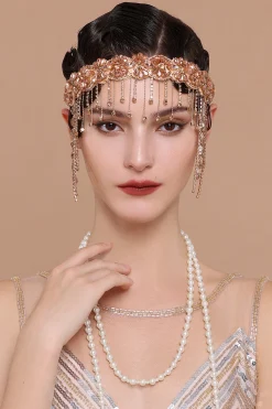 BABEYOND Rhinestone | Chain<Embellished Crystal Rhinestone Chain Headband