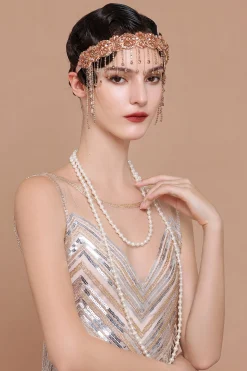 BABEYOND Rhinestone | Chain<Embellished Crystal Rhinestone Chain Headband