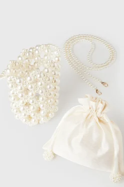 BABEYOND Handbags<Embellished Pearl Reticulated Evening Handbag