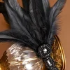 BABEYOND Feather | Feather<Embellished Shimmer Headdress