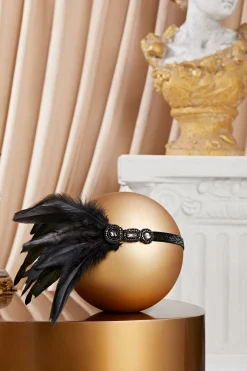 BABEYOND Feather | Feather<Embellished Shimmer Headdress