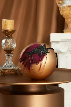 BABEYOND Feather | Chain<Embroidered Blossom Feather Headband