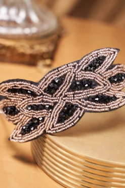 BABEYOND Rhinestone | Rhinestone<Embroidered Crystal Leaf Headband