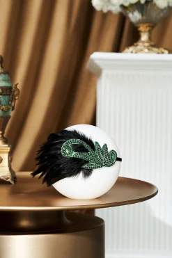 BABEYOND Feather | Feather<Embroidered Leaf Feather Headband