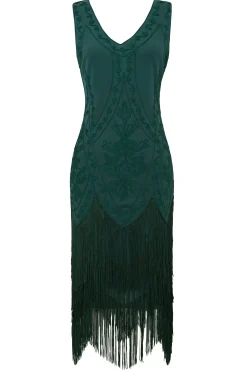 BABEYOND Party | Flapper Dresses<Embroidery Retro Midi Flapper Dress