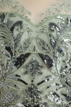 BABEYOND Flapper Dresses | Wedding Dresses<Exquisite Floral Fringe Flapper Dress
