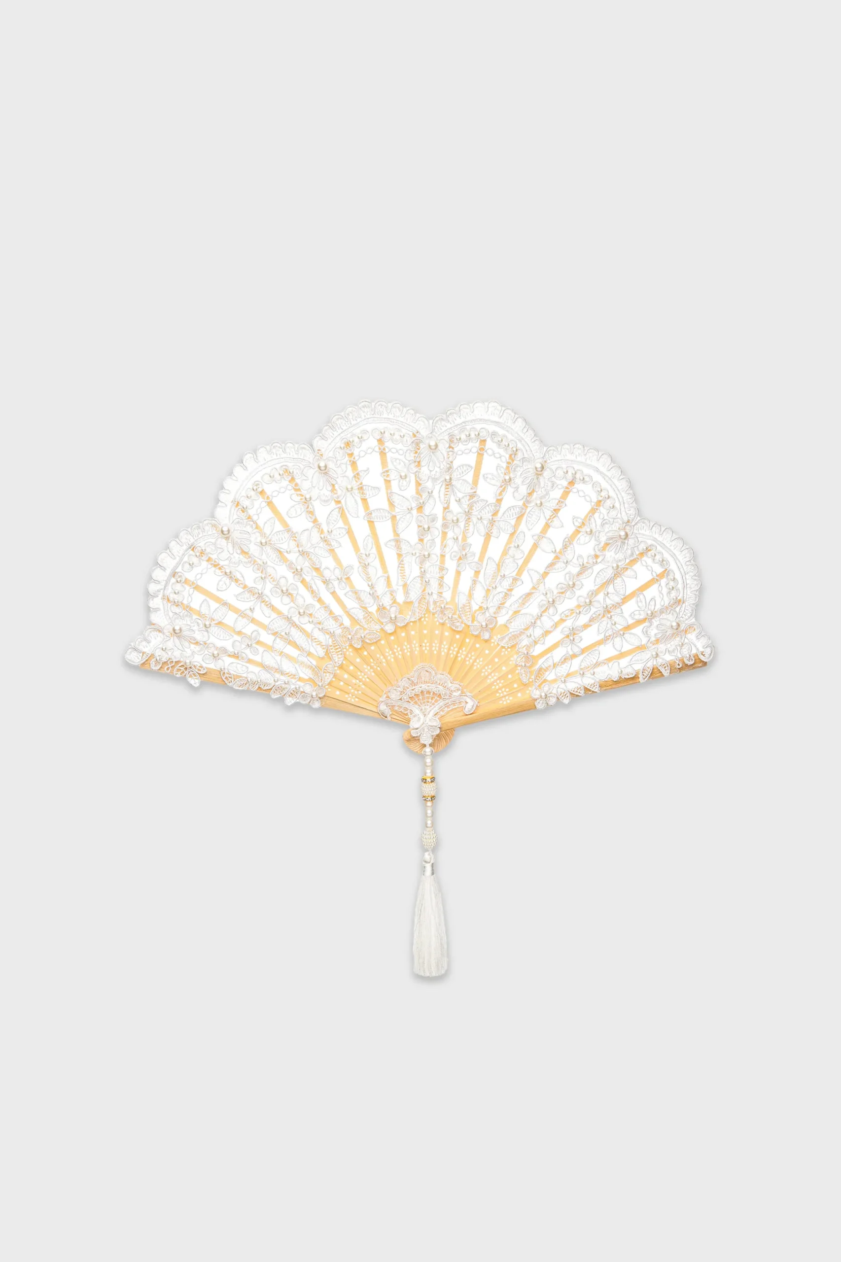 BABEYOND Fans<Exquisite Non-Foldable Lace Fan