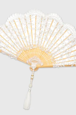 BABEYOND Fans<Exquisite Non-Foldable Lace Fan